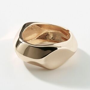 NWT Banana Republic Chunky Organic Gold Cuff Bracelet